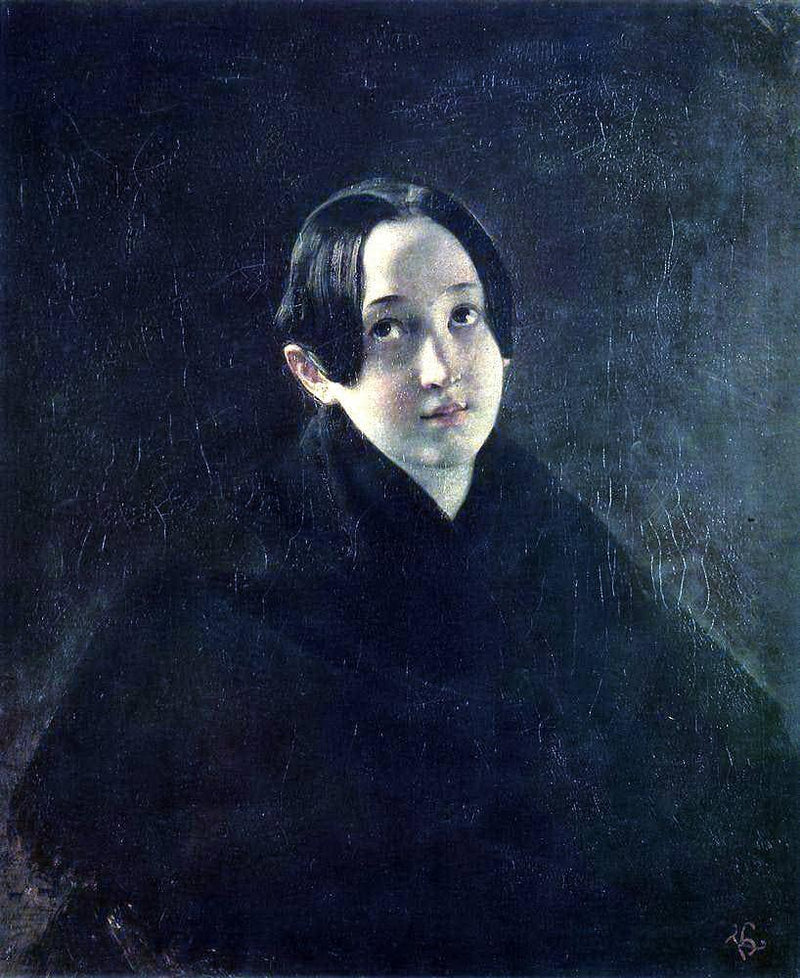 Portrait of Ye. I. Durnova by Karl Bryullov — Oil Painting Reproduction