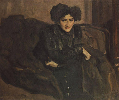 Portrait of Yevdokia Loseva in study