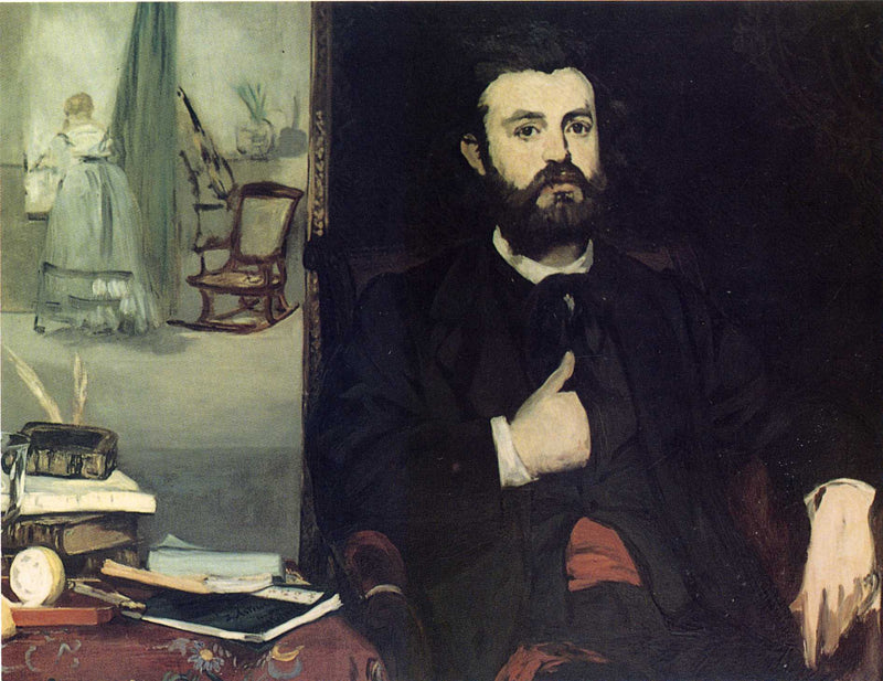Portrait of Zacharie Astruc by Edouard Manet — Oil Painting Reproduction
