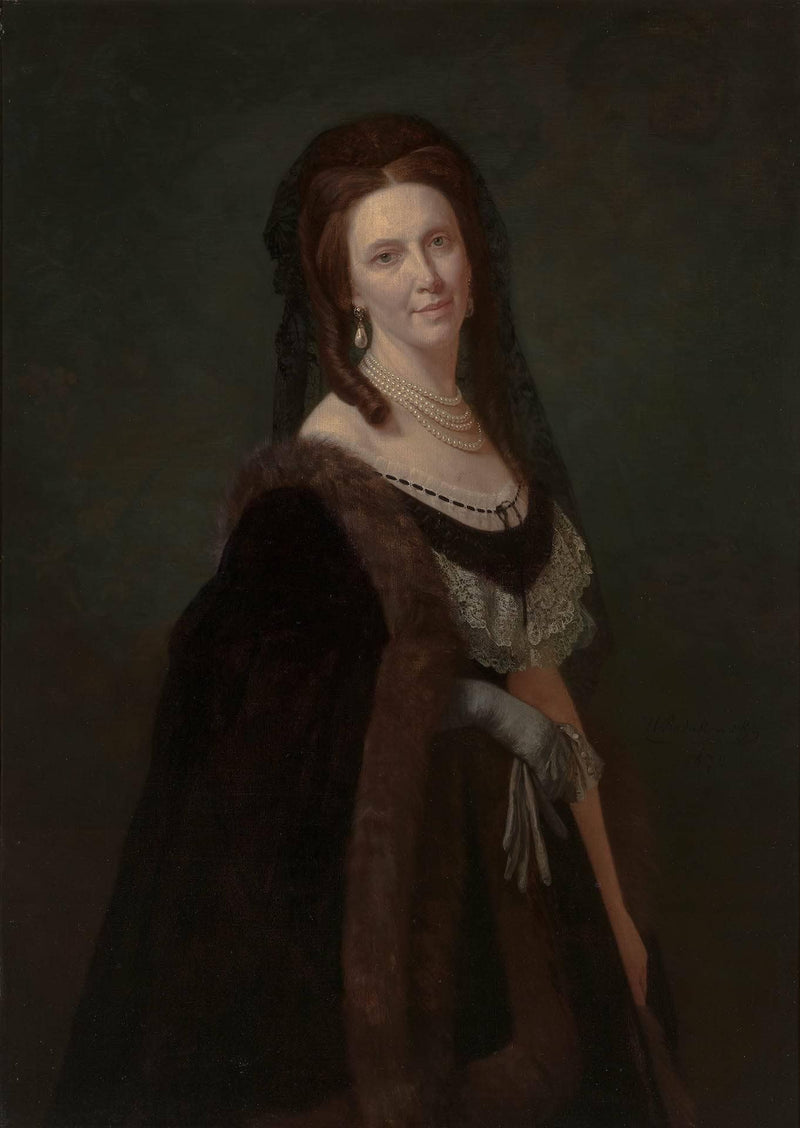 Portrait of Zofia Dzieduszycka by Henryk Rodakowski — Oil Painting Reproduction