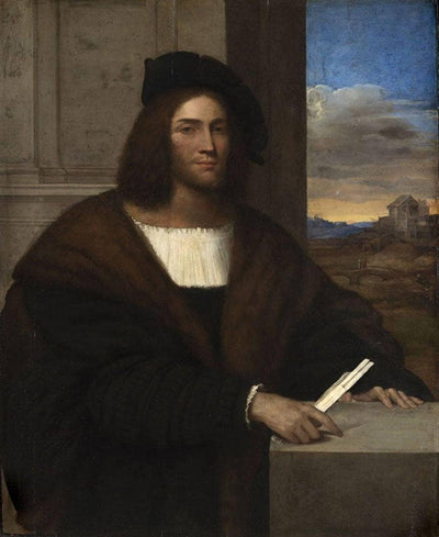 Porträt Eines Mannes in bedroom