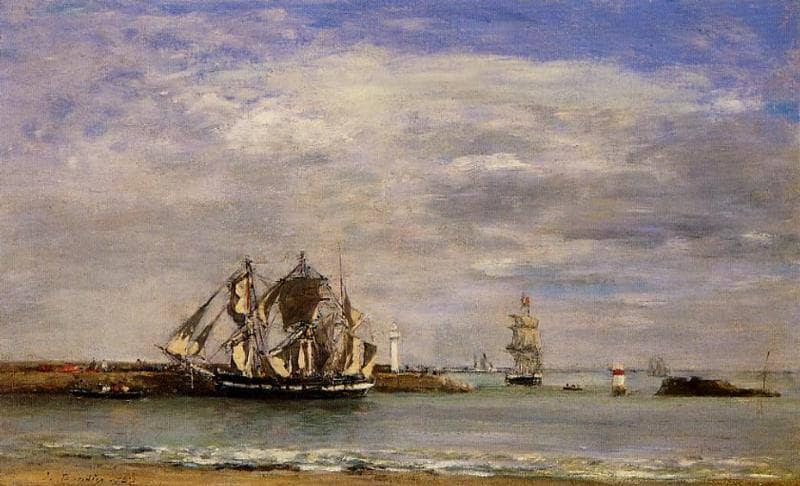Portrieux by Eugene Boudin — Oil Painting Reproduction