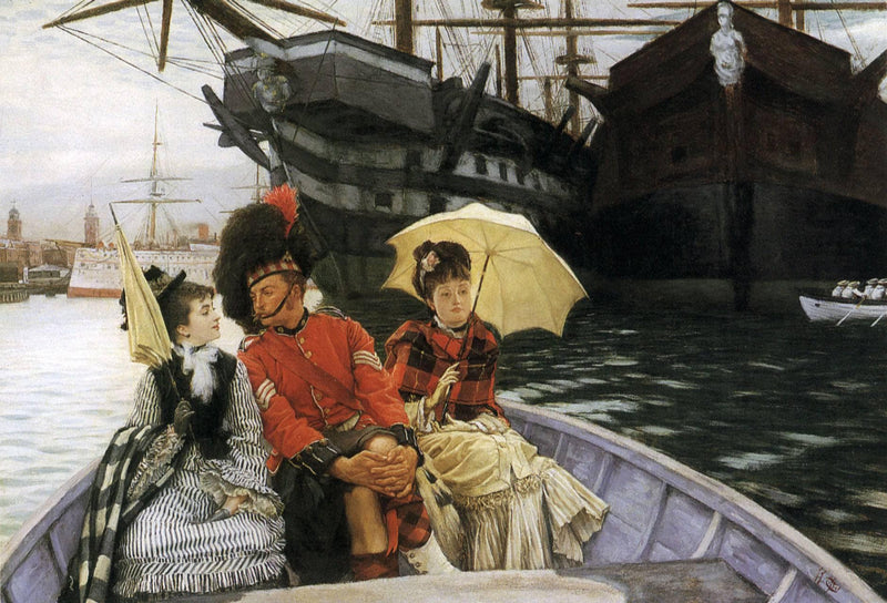 Portsmouth Dockyard by James Tissot — Oil Painting Reproduction