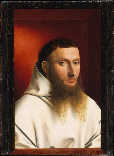 Potrait of a Carthusian in hallway