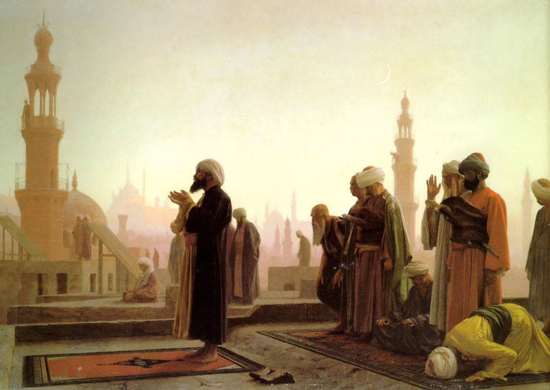 Prayer in Cairo by Jean-Leon Gerome — Oil Painting Reproduction