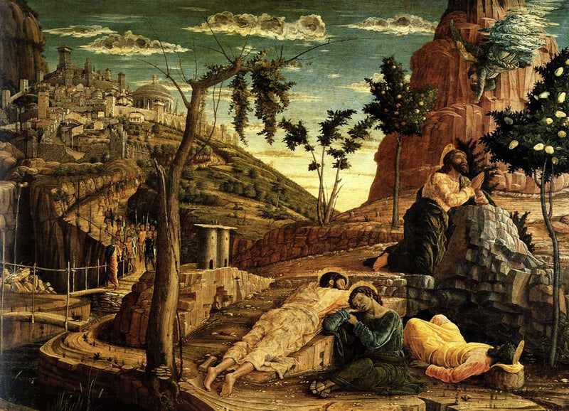 Prayer in the Garden by Andrea Mantegna — Oil Painting Reproduction