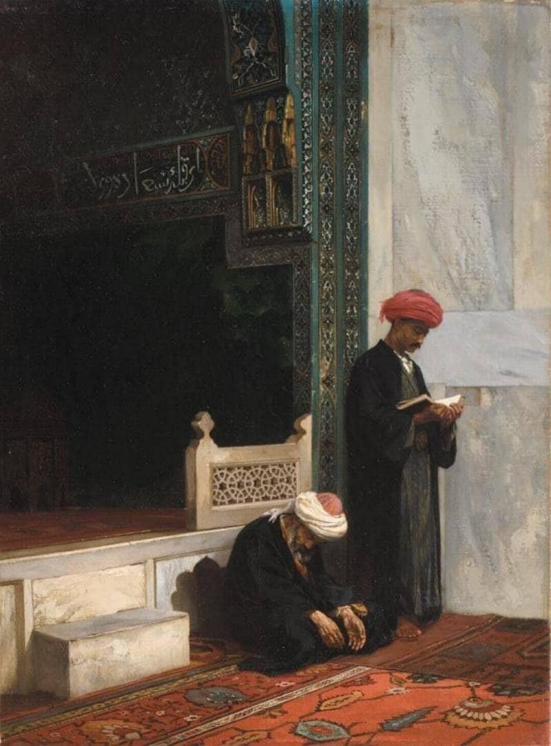 Prayertime by Stanislaw Chlebowski — Oil Painting Reproduction