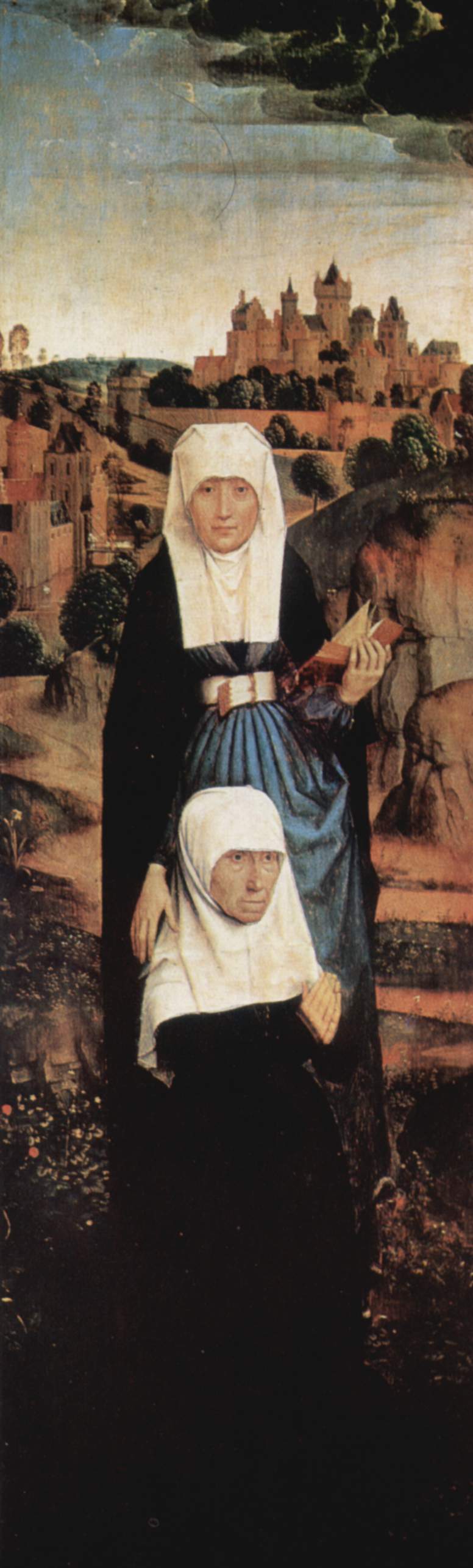 Praying Donor with Saints by Hans Memling, Oil Painting Reproduction