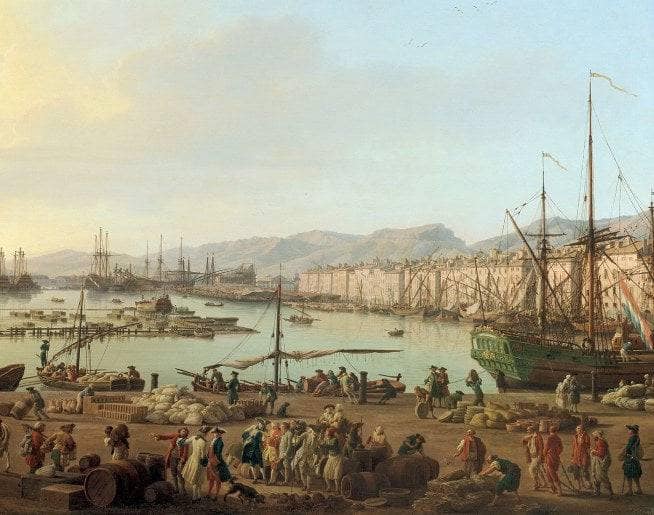 Première vue de Toulon by Claude-Joseph Vernet — Oil Painting Reproduction