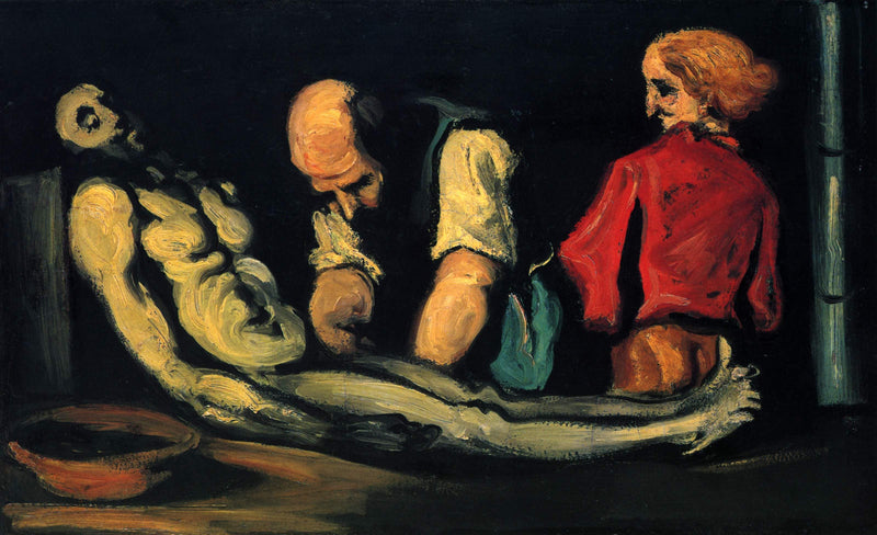 Preparation for the Funeral by Paul Cezanne — Oil Painting Reproduction