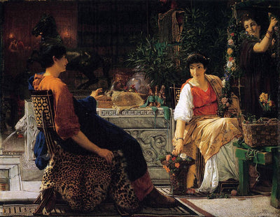 Preparations for the Festivities in kitchen