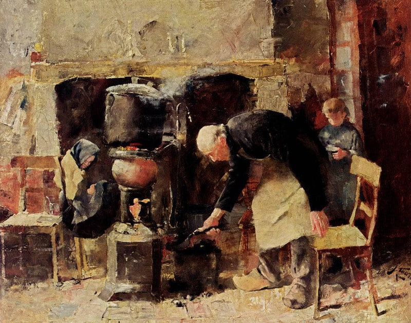 Preparing The Meal by Jan Toorop — Oil Painting Reproduction