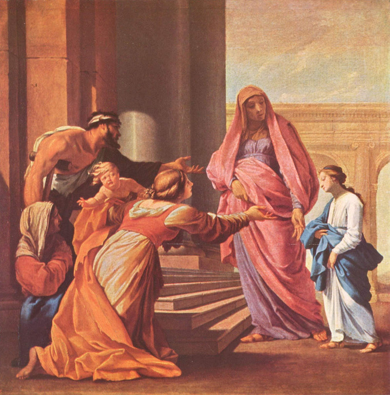 Presentation of the Virgin in the Temple by Eustache Le Sueur — Oil Painting Reproduction