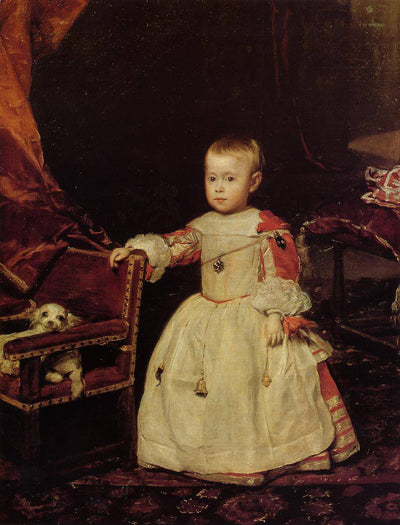 Prince Philip Prosper, Son of Philip IV in modern living room