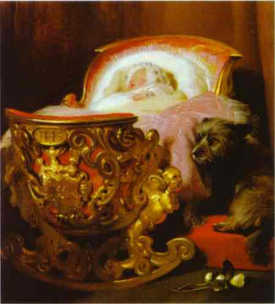 Princess Alice in master bedroom
