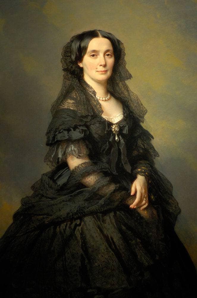 Princess Kotschoubey by Franz Xaver Winterhalter — Oil Painting Reproduction