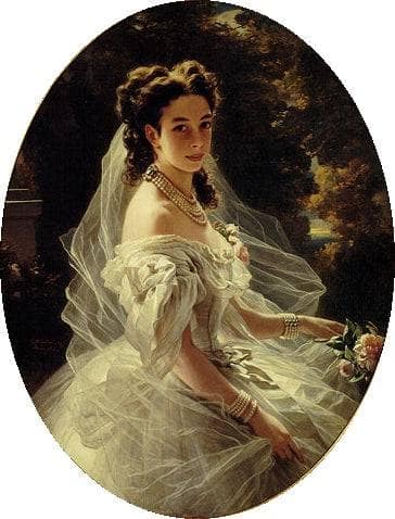 Princess Pauline de Metternich by Franz Xaver Winterhalter — Oil Painting Reproduction