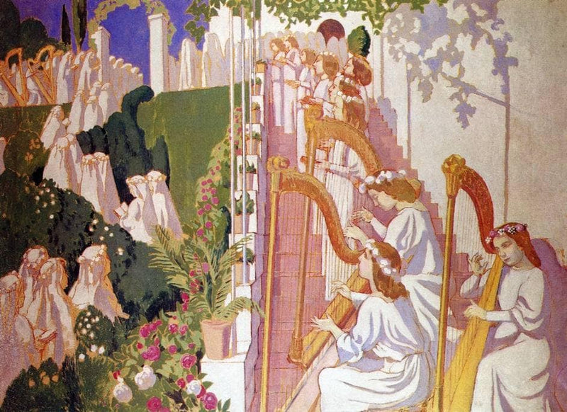 Procession de Fete Dieu by Maurice Denis — Oil Painting Reproduction
