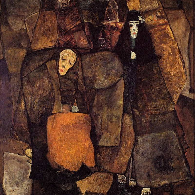 Procession by Egon Schiele — Oil Painting Reproduction