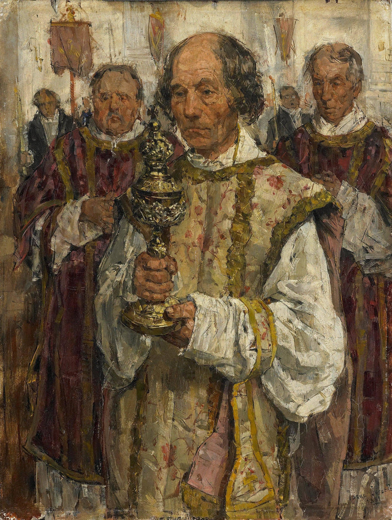 Procession in the Hague by Isaac Israels — Oil Painting Reproduction