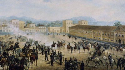Proclamation of the Republic in hallway