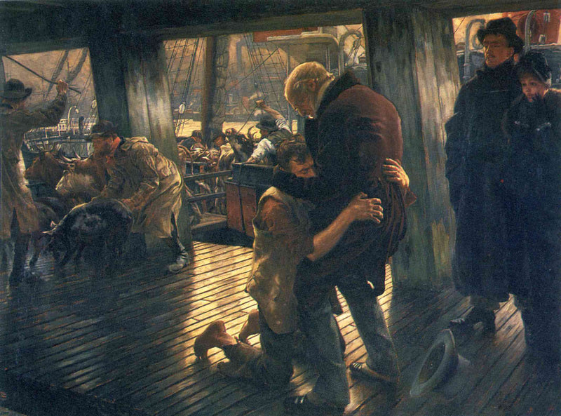 Prodigal Son, The Return by James Tissot — Oil Painting Reproduction
