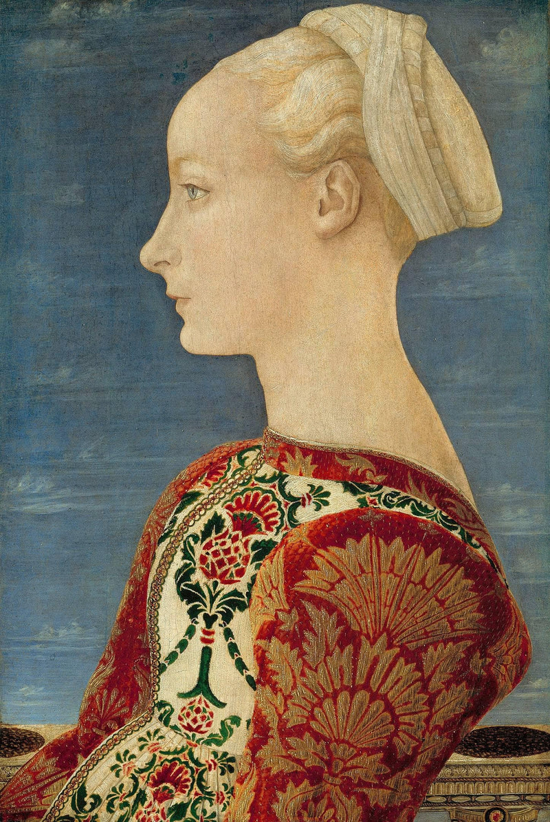 Profile Portrait of a Young Lady by Antonio del Pollaiolo — Oil Painting Reproduction