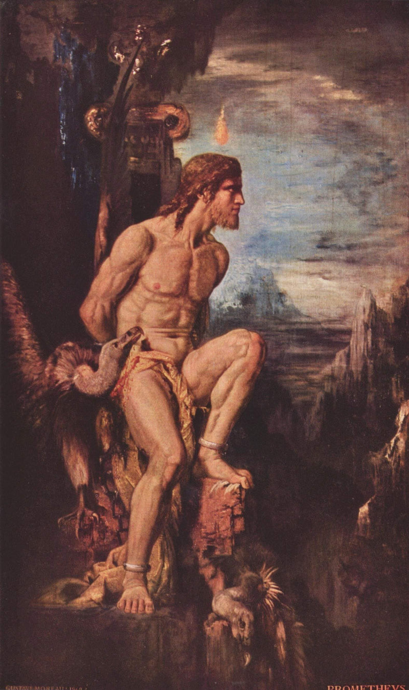 Promethée by Gustave Moreau — Oil Painting Reproduction