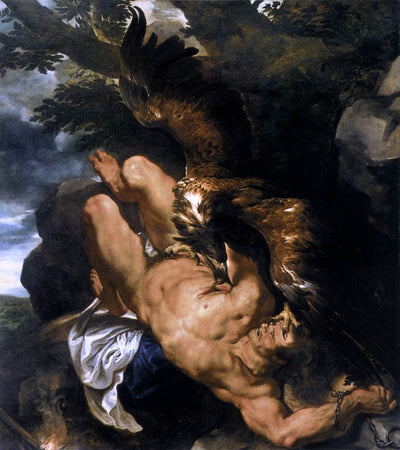 Prometheus Bound in hallway