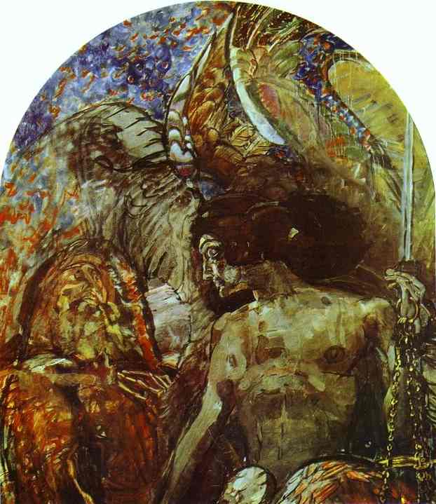 Prophet by Mikhail Vrubel — Oil Painting Reproduction