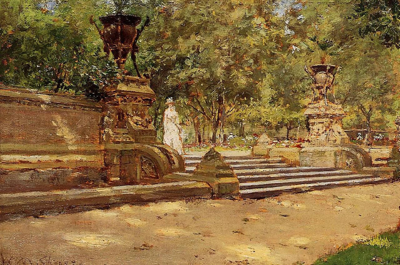 Prospect Park, Brooklyn 02 by William Merritt Chase — Oil Painting Reproduction