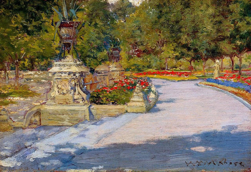Prospect Park by William Merritt Chase — Oil Painting Reproduction
