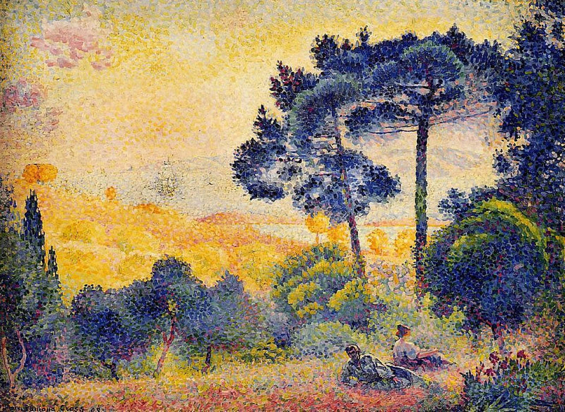 Provence Landscape by Henri-Edmond Cross — Oil Painting Reproduction