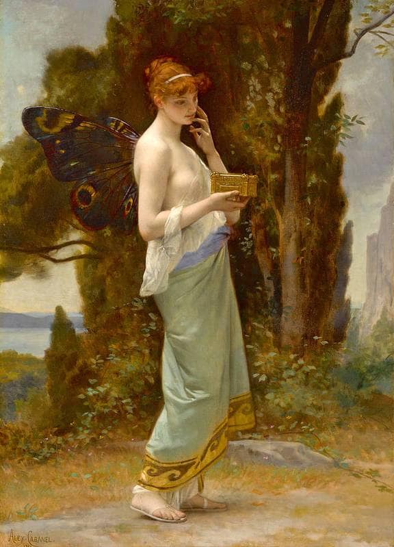 Psyche by Alexandre Cabanel — Oil Painting Reproduction