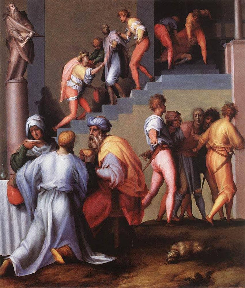 Punishment of the Baker by Jacopo Pontormo — Oil Painting Reproduction