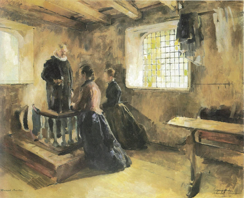 Purification After Childbirth by Harriet Backer — Oil Painting Reproduction