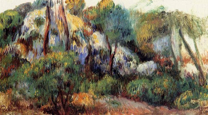Purple Landscape by Pierre-Auguste Renoir — Oil Painting Reproduction