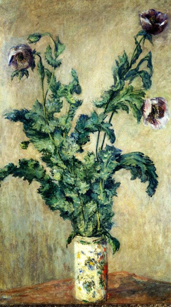 Purple Poppies by Claude Monet — Oil Painting Reproduction
