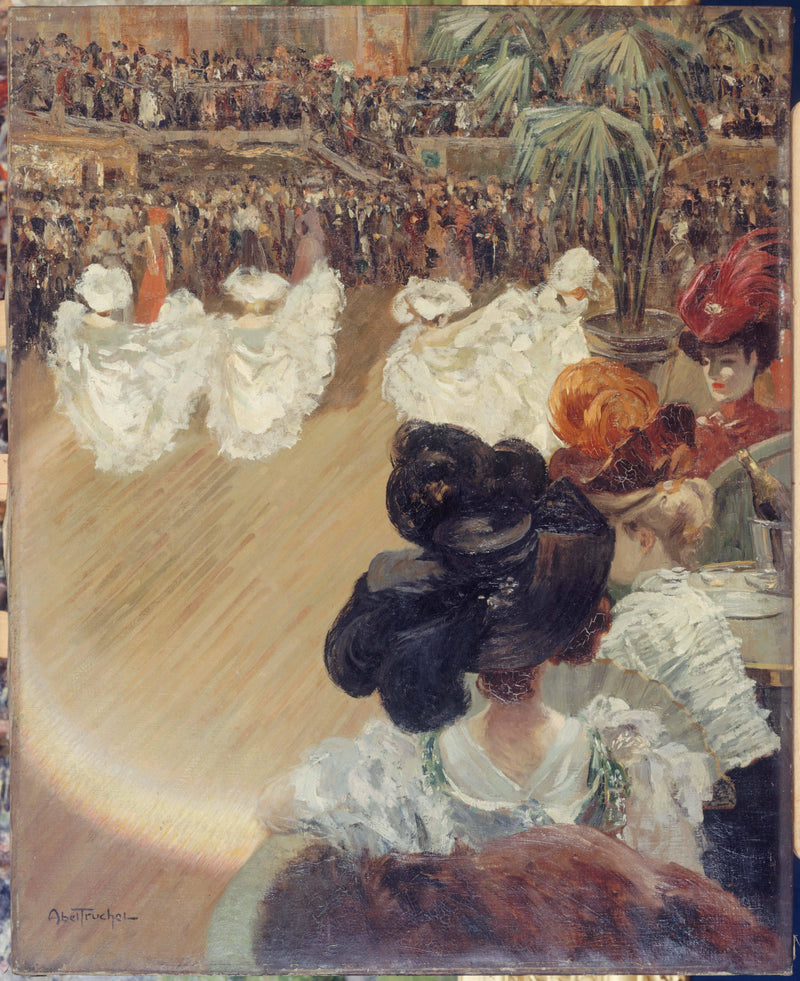 Quadrille at the Bal Tabarin by Louis Abel-Truchet — Oil Painting Reproduction