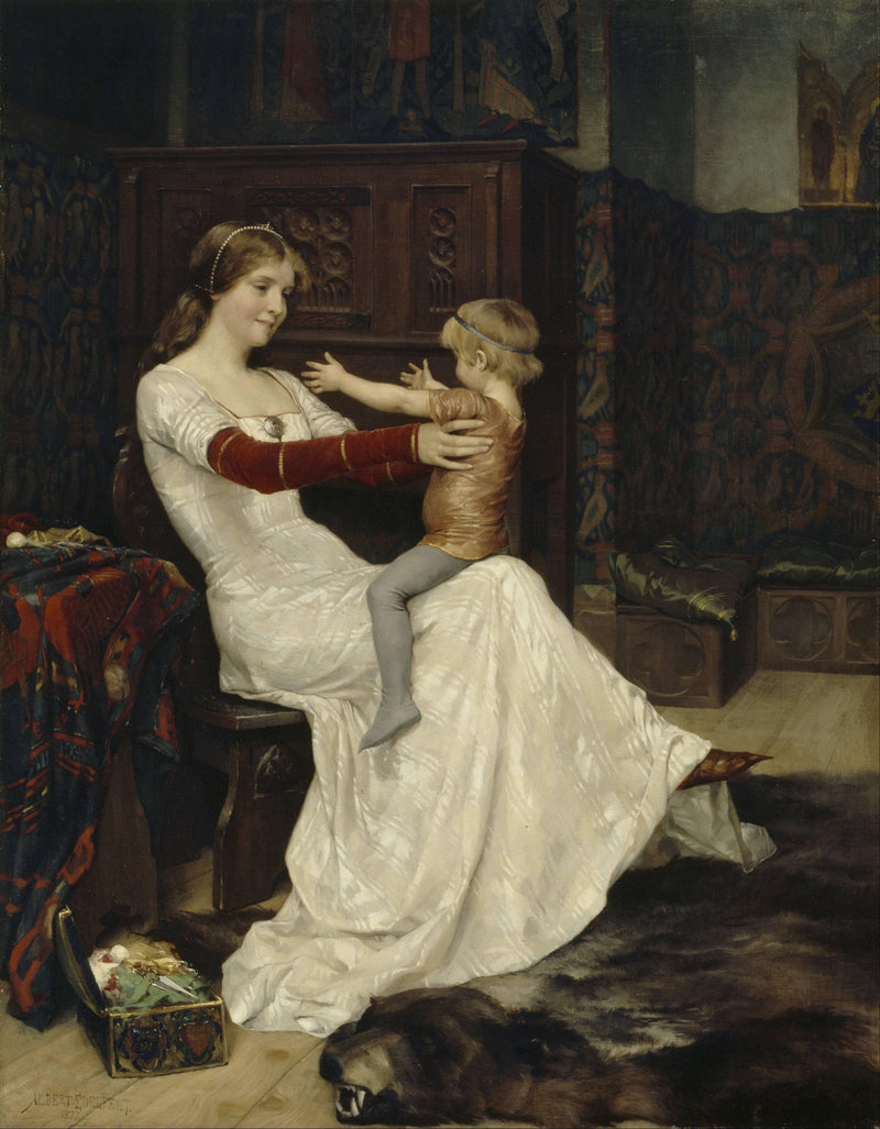 Queen Bianca by Albert Edelfelt — Oil Painting Reproduction