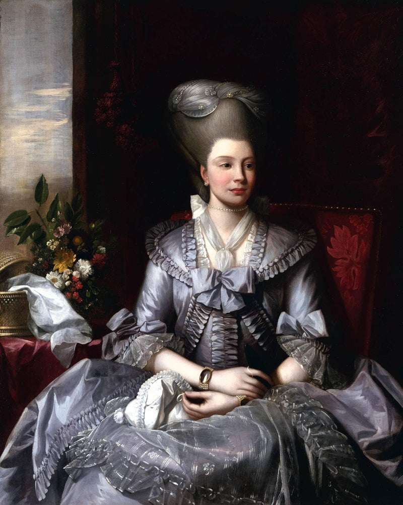 Queen Charlotte by Benjamin West — Oil Painting Reproduction