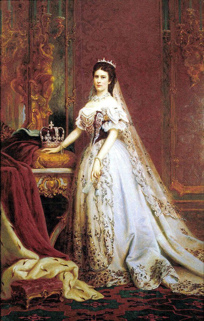 Queen Elisabeth of Hungary and Bohemia by Bertalan Szekely, Oil Painting Reproduction