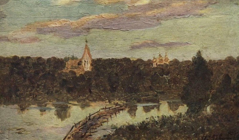 Quiet cloister by Isaac Levitan — Oil Painting Reproduction