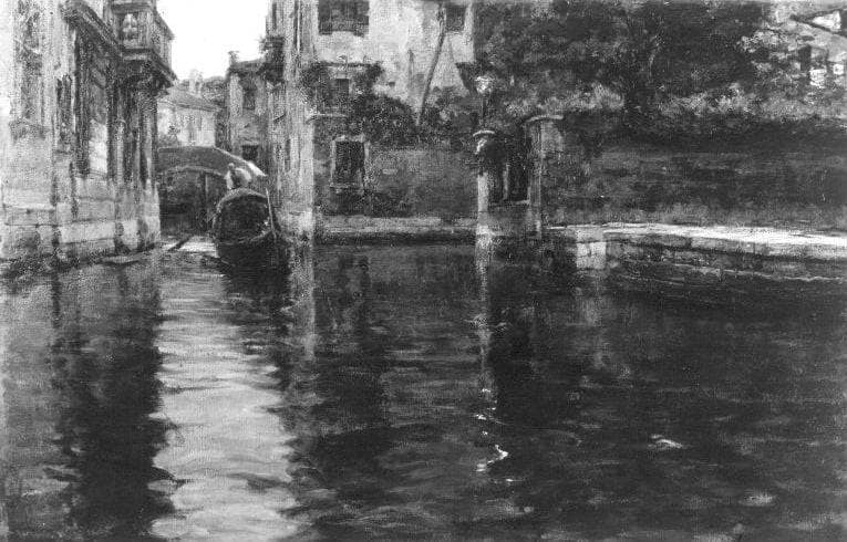 Quiet hours by Alessandro Milesi — Oil Painting Reproduction