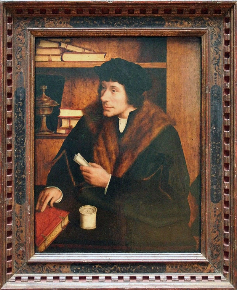 Portrait of Peter Gilles by Quentin Matsys — Oil Painting Reproduction