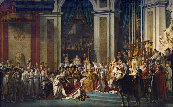 The Coronation of Napoleon, by Jacques-Louis David, Oil on canvas, 1807