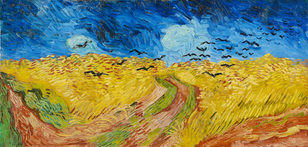 Wheatfield with Crows, by Vincent van Gogh, Oil on canvas, 1890