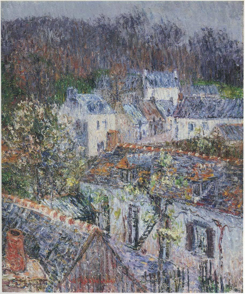 Rain in Pont-Aven by Gustave Loiseau — Oil Painting Reproduction