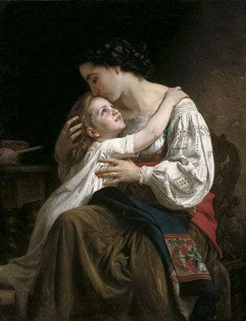 Raising Her Up by William-Adolphe Bouguereau — Oil Painting Reproduction