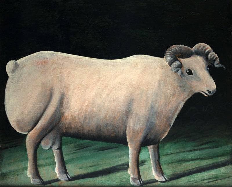 Ram by Niko Pirosmani — Oil Painting Reproduction